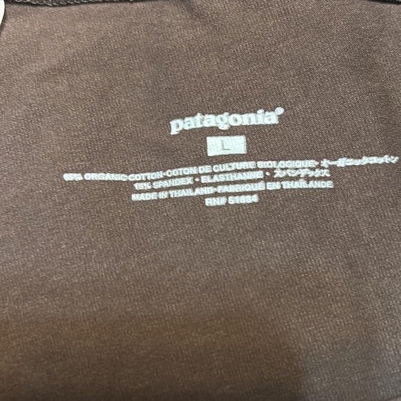 PATAGONIA NWOT L tranquila capris form fitting leggings in brown - Picture 6 of 10